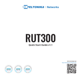 Teltonika RUT300 Ethernet Router Manualul utilizatorului