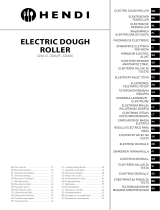 Hendi 226612 Electric Dough Roller Manual de utilizare