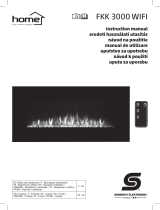 Somogyi Elektronic FKK 3000 WIFI Smart Wall Fireplace Manual de utilizare