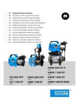 G de HWW 1400 VF Water Pump Manual de utilizare