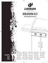 LANDMANN Gasgrill "Rexon PTS BR3.1", 120 cm Instrucțiuni de utilizare