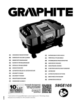 Graphite 58GE105 Taller Vacuum Cleaner Manual de utilizare