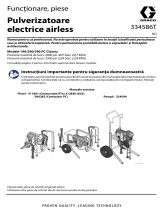 Graco 334586T, Pulverizatoare electrice airless 190/290/390 PC, funcționare, reparare Manualul proprietarului