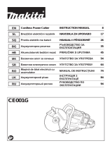 Makita CE001G Cordless Power Cutter Manual de utilizare