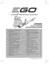 EGO LBP8000E 56 Volt Lithium Ion Cordless Backpack Blower Manual de utilizare