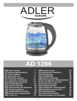 Adler AD 1286 Glass and Plastic Kettle Manual de utilizare