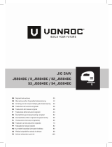 Vonroc JS504DC Pendulum Jigsaw Manual de utilizare