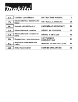 Makita DLM382 Cordless Lawn Mower Manual de utilizare
