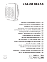 Olimpia Splendid Caldo Relax Fan Heater Manual de utilizare