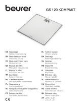 Beurer GS 120 KOMPAKT Glass Bathroom Scale Instrucțiuni de utilizare