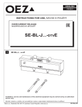 OEZ SE-BL-J630-DTVE Instrucțiuni de utilizare