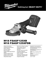 Milwaukee M18 FSAGF125XB Cordless Angle Grinder Manual de utilizare