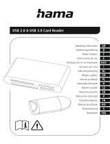 Hama 00124024 USB 2.0 and USB 3.0 Card Reader Manual de utilizare