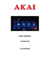 Akai CA-2DIN7064A Car Receiver Soundstar Manual de utilizare