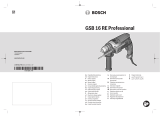 Bosch GSB 16 RE Professional Impact Drill Manual de utilizare