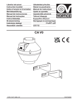 Vortice CA V0 Axial Centrifugal Aspirator for Air Expulsion Instrucțiuni de utilizare