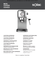 Solac CE4520 Espresso Coffee Maker Manual de utilizare