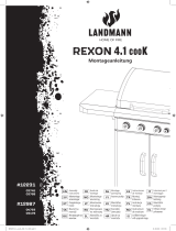 LANDMANN Gasgrill "Rexon PTS BR4.1", 120 cm Instrucțiuni de utilizare