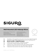 SIGURO SGR-LM-T470SU Wall Mounted LED Makeup Mirror Manual de utilizare