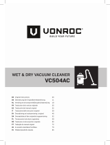 Vonroc VC504AC Wet and Dry Vacuum Cleaner Manual de utilizare