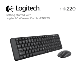 Logitech MK220 Wireless Keyboard and Mouse Combo Manual de utilizare