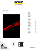 Kärcher HGE 36-60 Battery Set Manual de utilizare