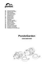 Pontec 3200 PondoGarden Irrigation Pump Manual de utilizare