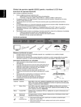 Acer V193HQ Ghid de inițiere rapidă