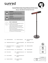 SunRed Standheizstrahler Dark Standing Black 2500 Watt Instrucțiuni de utilizare