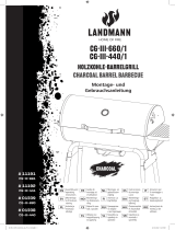 LANDMANN Holzkohlegrill "Black Taurus 440" Instrucțiuni de utilizare