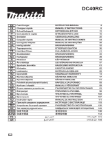 Makita DC40RC Fast Charger Manual de utilizare