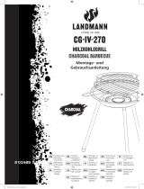 LANDMANN Holzkohle-Rundgrill, "CG-IV-270", 45,5cm, Schwarz Instrucțiuni de utilizare