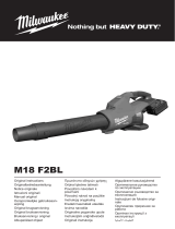 Milwaukee M18 F2BL FUEL Dual Battery Blower 2 x 8.0Ah Manual de utilizare