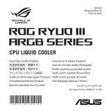 Asus ROG Ryuo III ARGB Series CPU Liquid Cooler Manualul utilizatorului