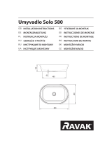 RAVAK Umyvadlo Solo 580 Washbasin Manual de utilizare