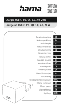 Hama 00086402 20W USB C Charger Manual de utilizare