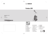 Bosch Fontus 18V Cordless Outdoor Cleaners Manual de utilizare