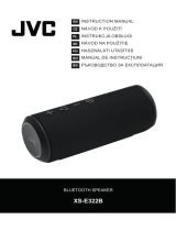 JVC XS-E322B Bluetooth Speaker Manual de utilizare