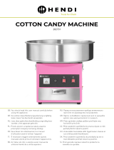 Hendi 282731 Cotton Candy Machine Manual de utilizare