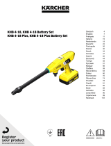 K RCHER 13282300 KHB 4-18 Plus Battery Set Manual de utilizare