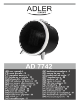 Adler AD 7742 Ceramic Fan Heater Manual de utilizare