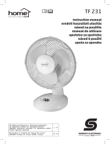 Somogyi TF 231 Table Fan 23 Cm White Manual de utilizare