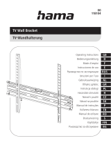 Hama 00118104 TV Wall Bracket Manual de utilizare