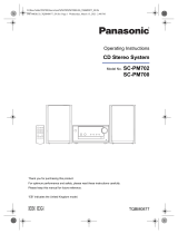 Panasonic SCPM700EG Instrucțiuni de utilizare