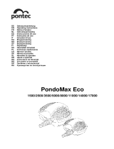 Pontec 2500 PondoMax Eco Pond Pump Manual de utilizare