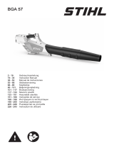 STIHL BGA 57 Cordless Handheld Blower Manualul utilizatorului