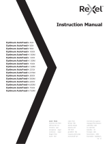 Rexel Optimum AutoFeed+ 45X Automatic Cross Cut Paper Manual de utilizare