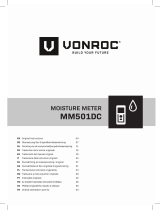 Vonroc MM501DC Moisture Meter Manual de utilizare