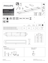 Philips SM136V WIA EL CoreLine Surface Mounted LED Panel Manual de utilizare