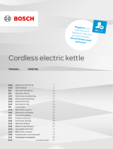Bosch TWK6A5 Cordless Electric Kettle Manual de utilizare